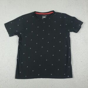 Cactus Man T Shirt Mens Size Small Black Skull Print Casual Short Sleeve Adult